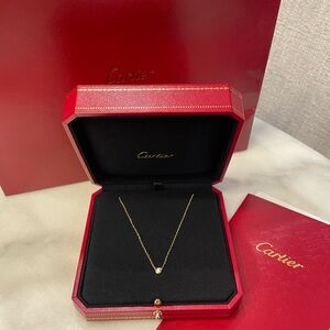 Cartier d'Amour Necklace Small Model (SM) Yellow Gold Diamond - NIB
